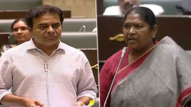 Seethakka Targets KTR in Telangana Assembly Over Women Welfare Schemes, Sridhar Babu Joins Attack