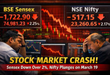 Stock Market Crash: Sensex Falls Over 2%, Nifty Slumps After US Fed Decision