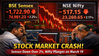 Stock Market Crash: Sensex Falls Over 2%, Nifty Slumps After US Fed Decision