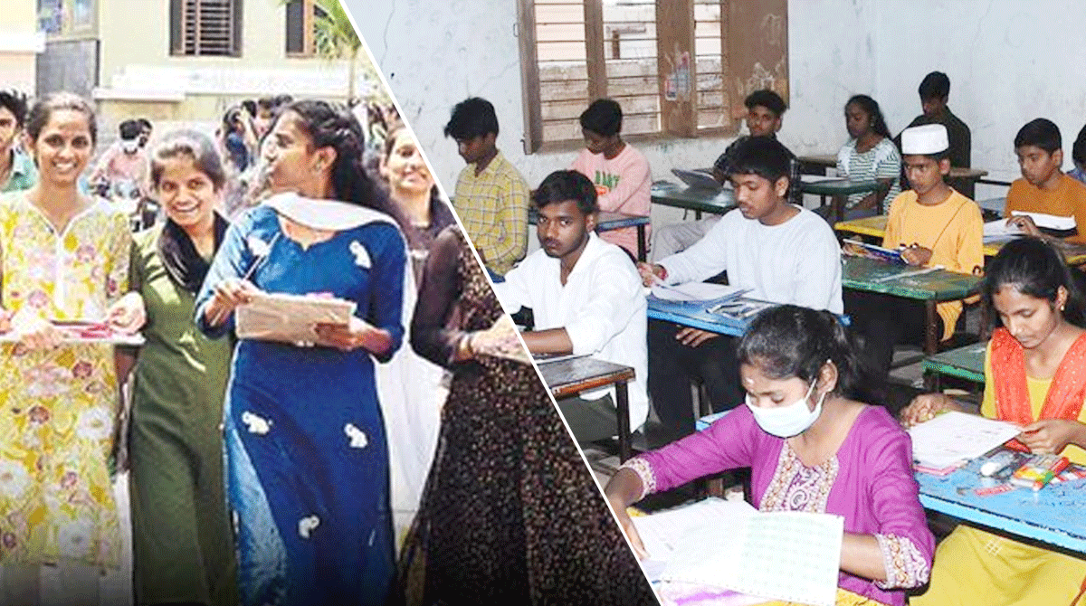 SSC Exams Begin in Telangana; Over 5.28 Lakh Students Appear as Govt Revises School Timings Due to Rising Heat