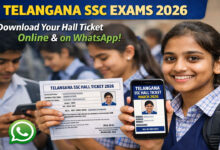 Telangana SSC Hall Ticket 2026: How to Download Class 10 Hall Ticket on WhatsApp