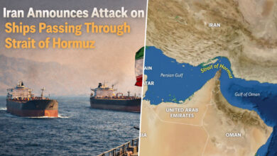 Iran Announces Attack on Ships Passing Through Strait of Hormuz, Global Oil Prices May Surge
