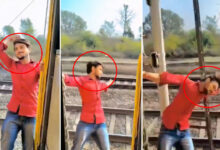 Viral Train Stunt for Social Media Likes Sparks Warning: Don’t Risk Life for Reels: Video