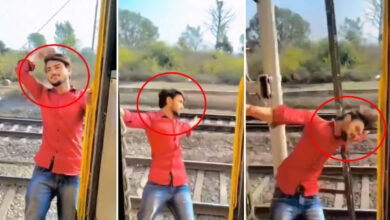 Viral Train Stunt for Social Media Likes Sparks Warning: Don’t Risk Life for Reels: Video