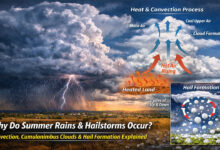 Why Do Summer Rains and Hailstorms Occur? Scientific Reason Behind Heat Showers Explained