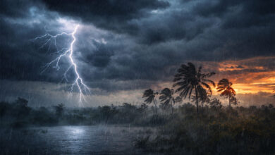 Heavy Rain Alert in Andhra Pradesh & Telangana: Thunderstorms, Strong Winds Expected for Next 3 Days