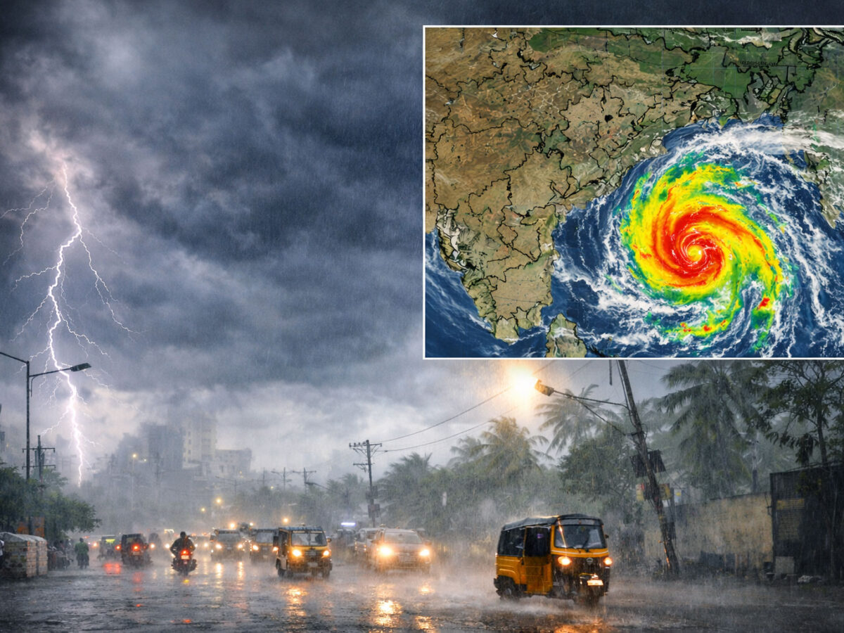 Heavy Rains and Thunderstorms Alert in Telangana and Andhra Pradesh, Temperatures Set to Rise Again