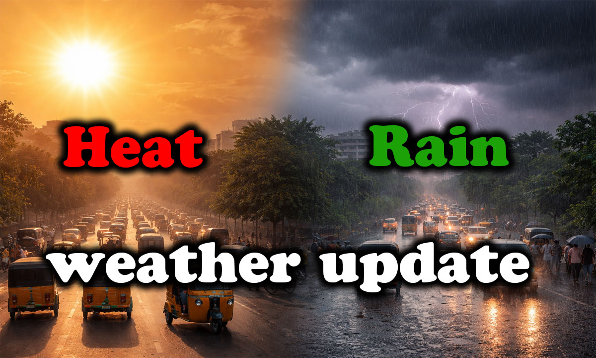 Telangana & Andhra Weather Update: 40°C Heat Continues, Rain and Thunderstorms Likely for Next 3 Days
