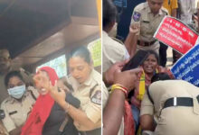 Unemployed Youth March in Dilsukhnagar Hyderabad: Several Protesters Arrested During Telangana Unemployment Rally