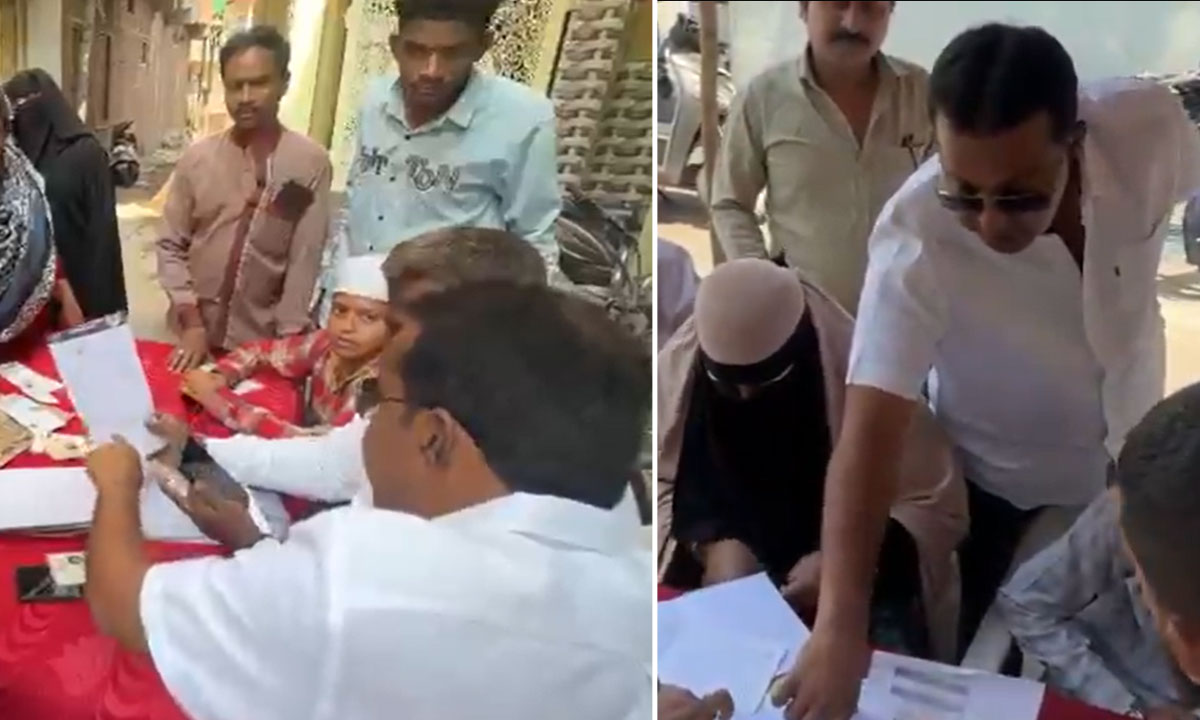 AIMIM SIR Work in Mallepally Division: Leader Zafar Khan Leads Public Assistance Drive in Hyderabad