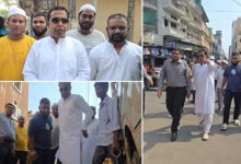 Sewage Overflow Issue in Mallepally: Inspection Conducted by AIMIM Leaders along with HMWSSB Officials