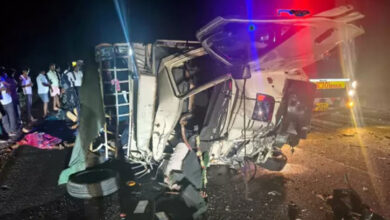 Eight devotees from Karnataka killed in Andhra road accident