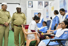 Blood Donation and Mega Health Camp Held in Hyderabad on Manav Ekta Diwas