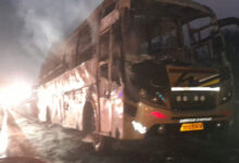 Private bus catches fire in Telangana's Medak, no casualties