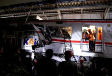 Death toll rises to 14 in Indonesia train accident, president visits victims