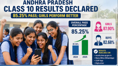 Andhra Pradesh Class 10 results declared: 85.25 pc pass; girls perform better