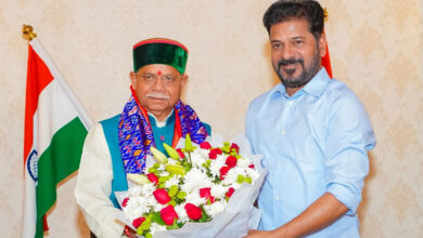 Telangana CM Revanth Reddy Greets Governor Shiv Pratap Shukla on Birthday