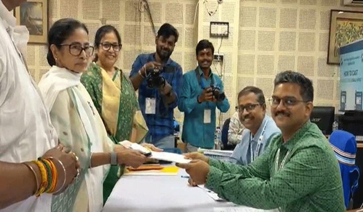 Mamata Banerjee files nomination papers; proposers list reflects Bhabanipur’s cosmopolitan nature