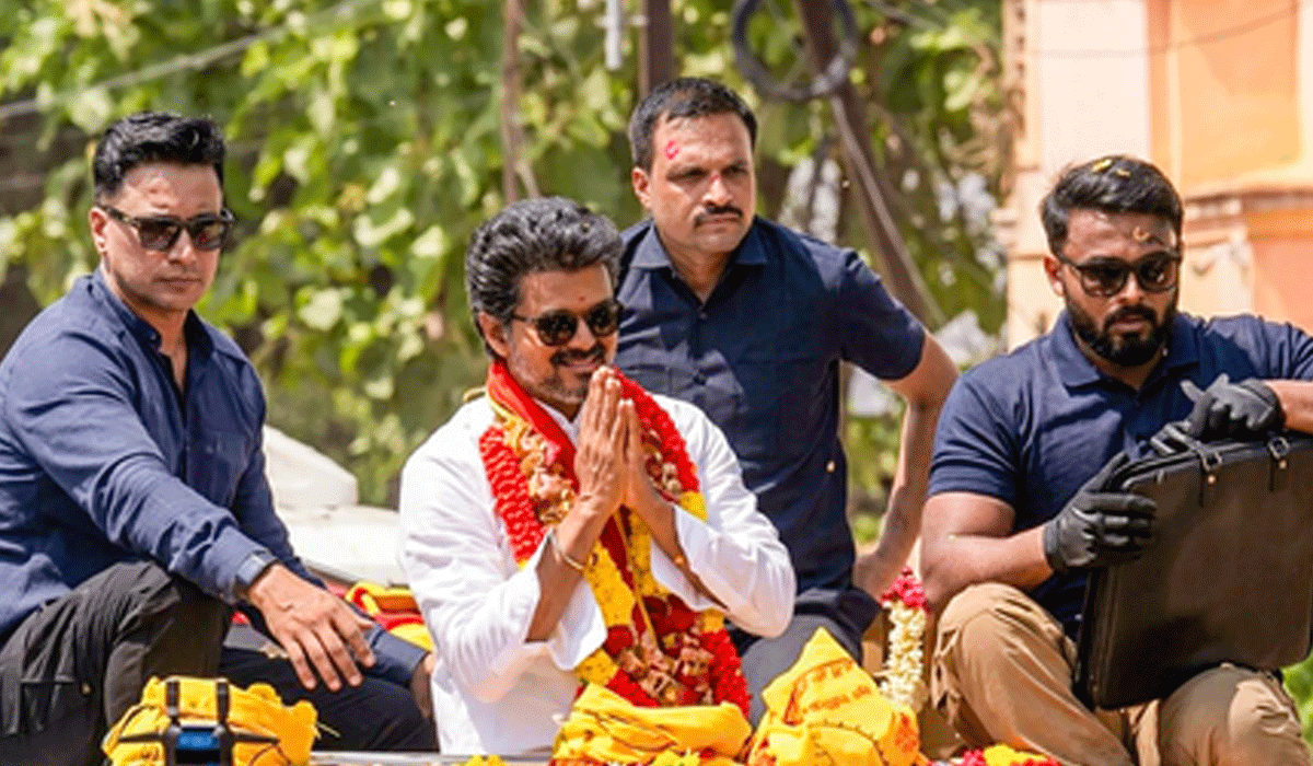 Vijay to address mega rally in Kanyakumari tomorrow as campaigning intensifies ahead of polls