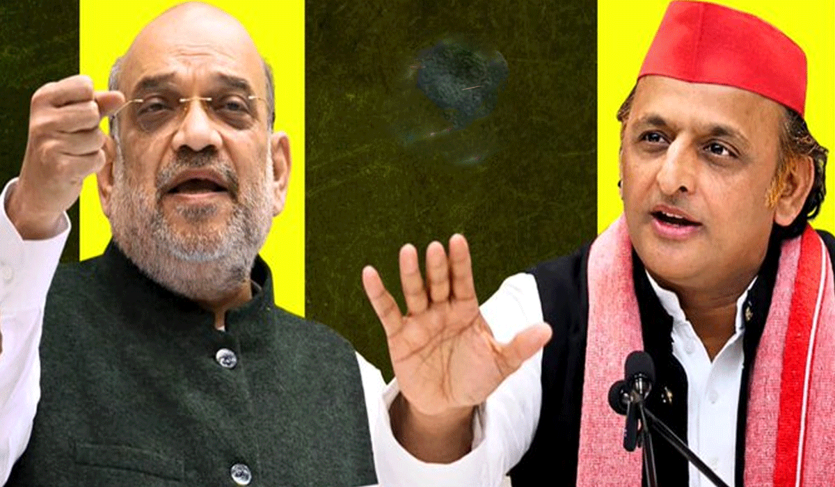 Amit Shah vs Akhilesh Yadav in Lok Sabha: SP questions timing of women’s quota, govt hits back