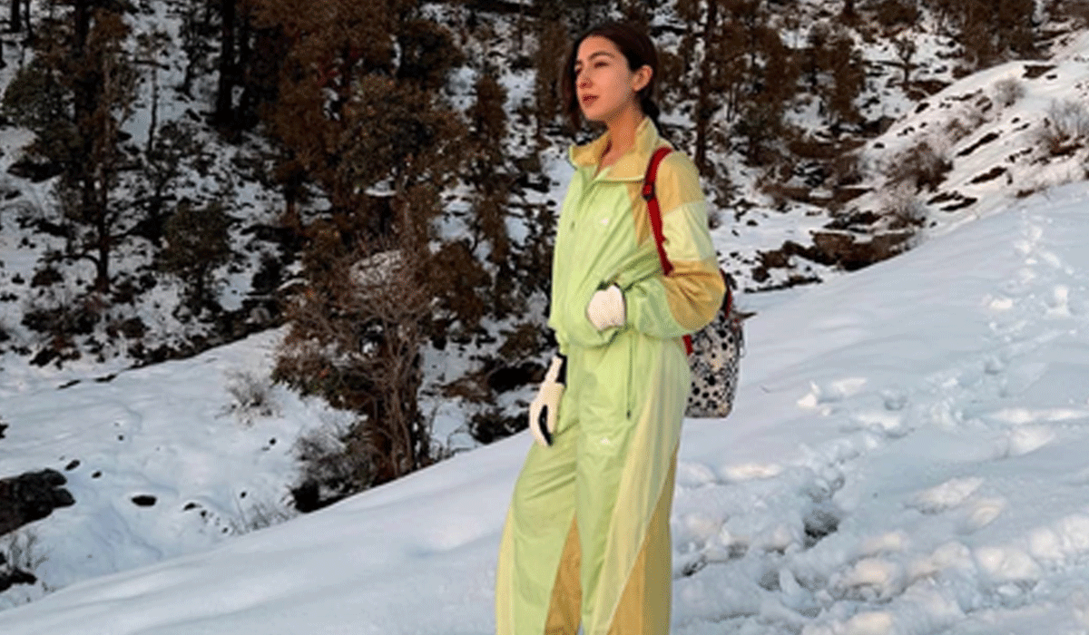 Sara Ali Khan provides a glimpse into her time in the mountains