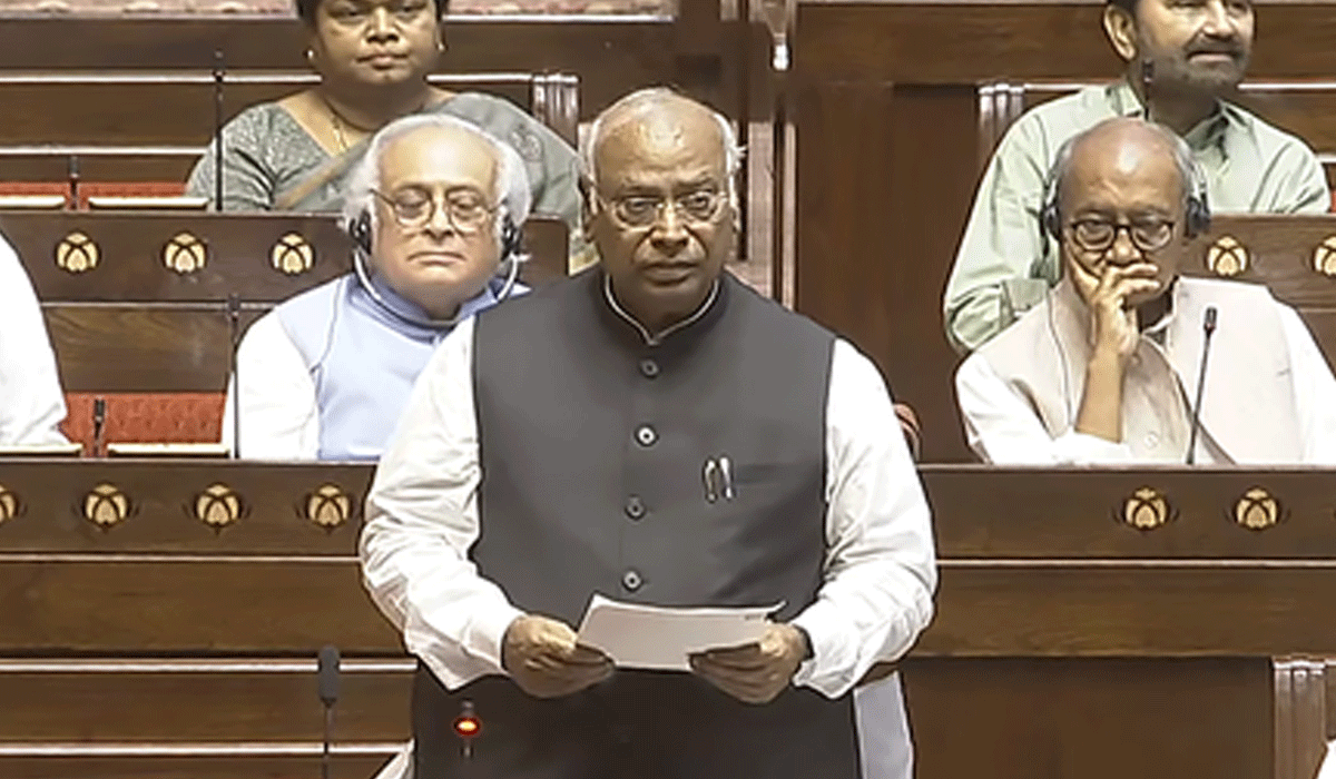 Kharge greets Harivansh on re-election as RS Dy Chairman, flags LS Dy Speaker vacancy