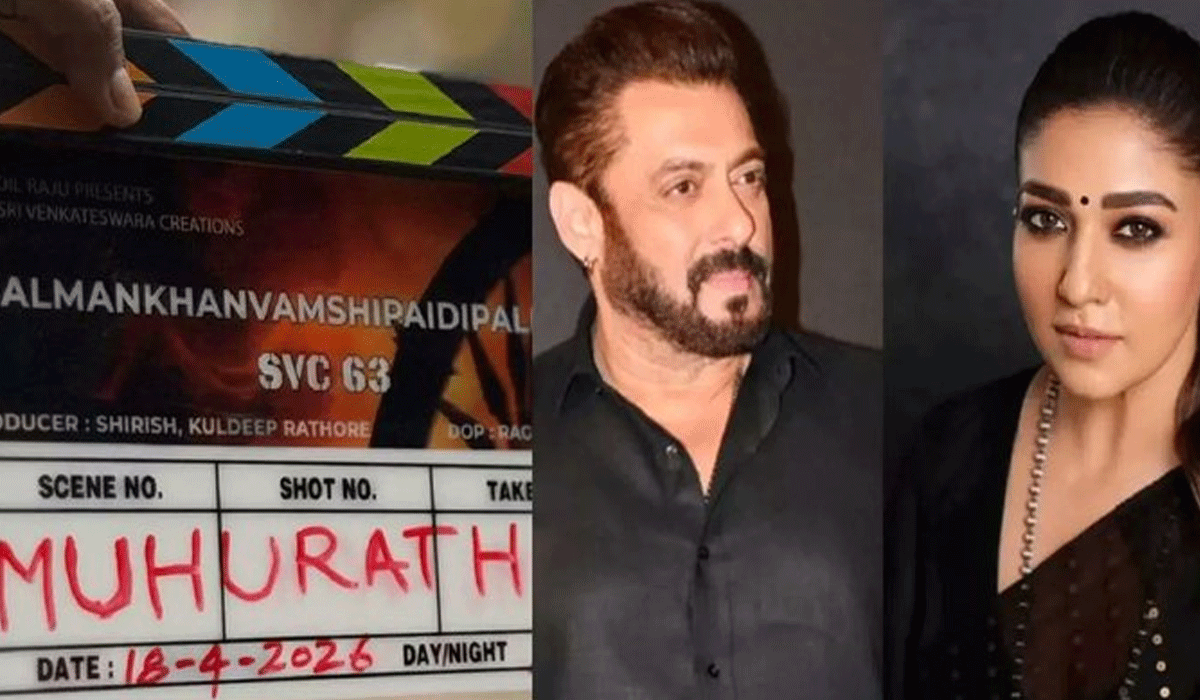 Salman Khan, Nayanthara's film with Vamshi Paidipally goes on floors with pooja