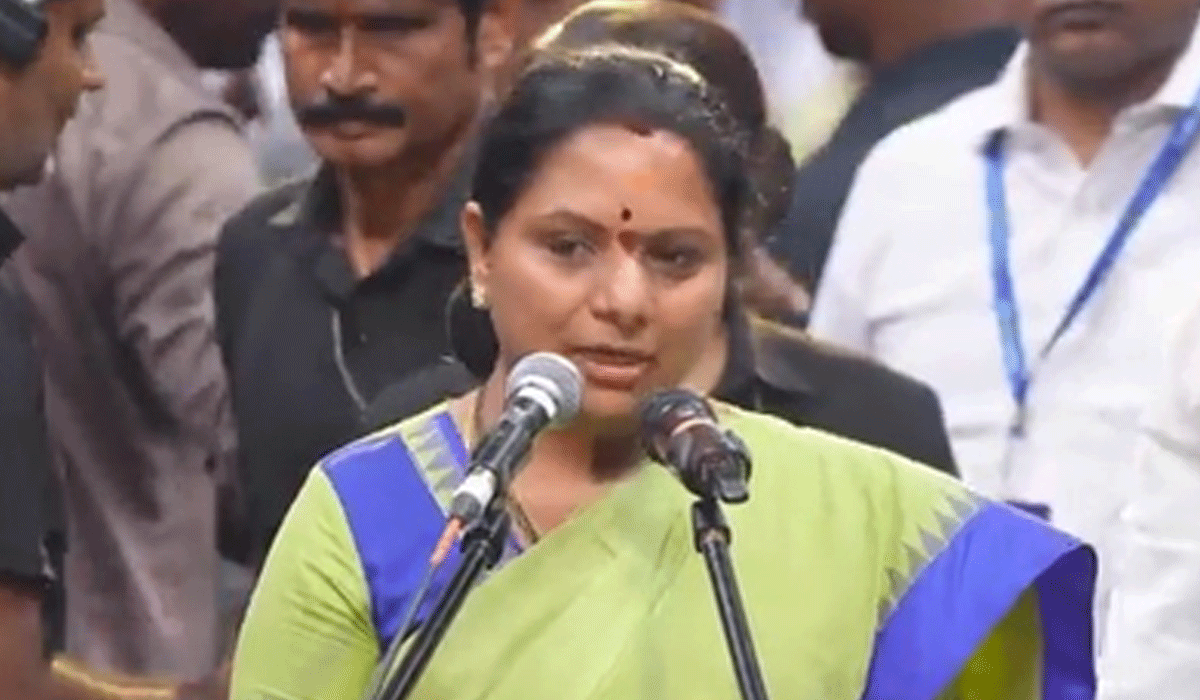 K. Kavitha launches new party Telangana Rashtra Sena