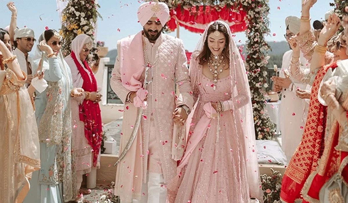 Mehreen Pirzadaa makes for a beautiful bride as she finally takes the plunge