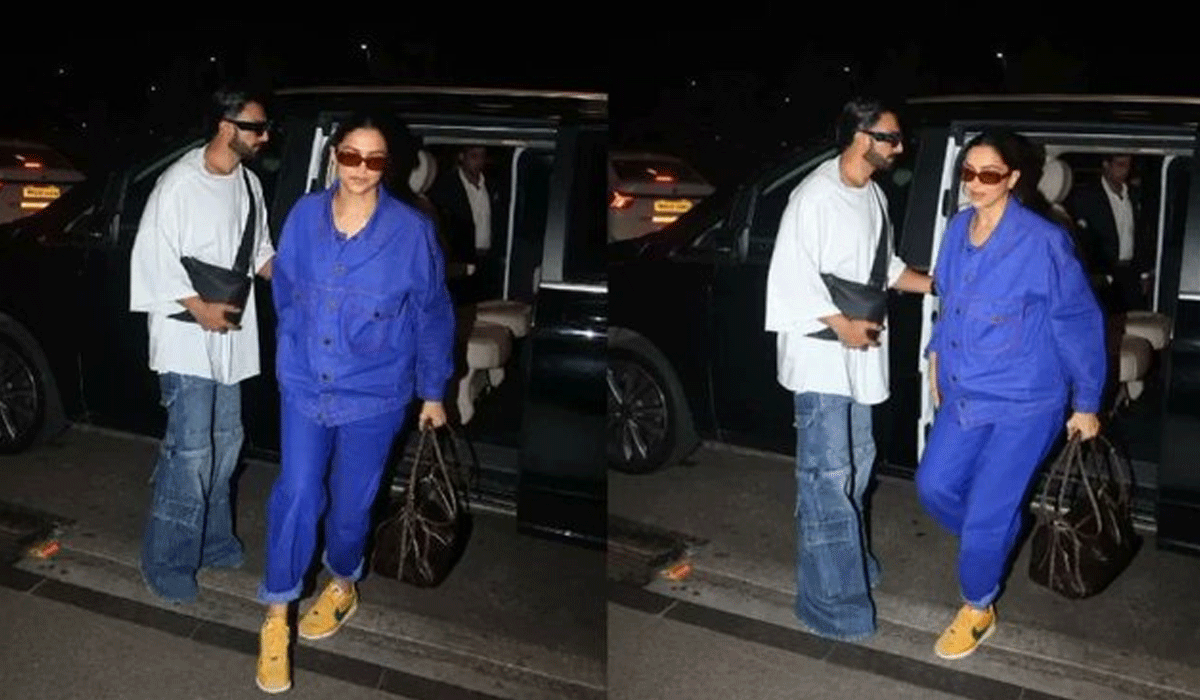 Ranveer Singh turns protective of mommy-to-be Deepika Padukone at airport