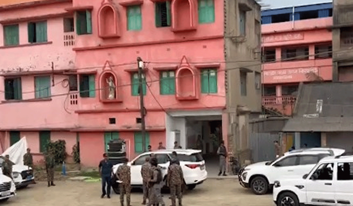 Election Observer Ajay Pal, CRPF DG inspect polling booths to ensure fair Bengal polls