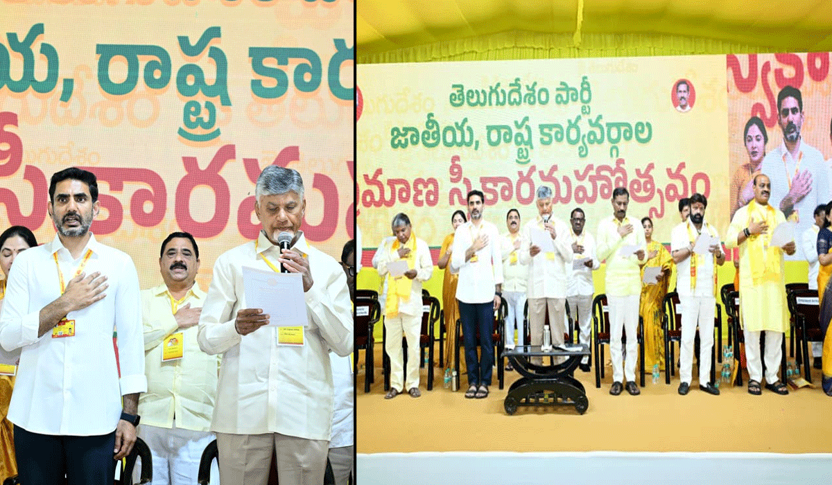 Lokesh takes oath as TDP’s National Working President