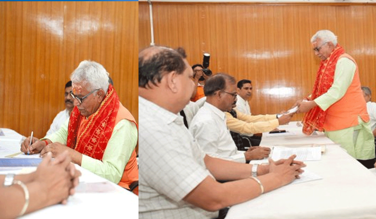 BJP fields Arvind Sharma for Bihar Legislative Council seat, files nomination