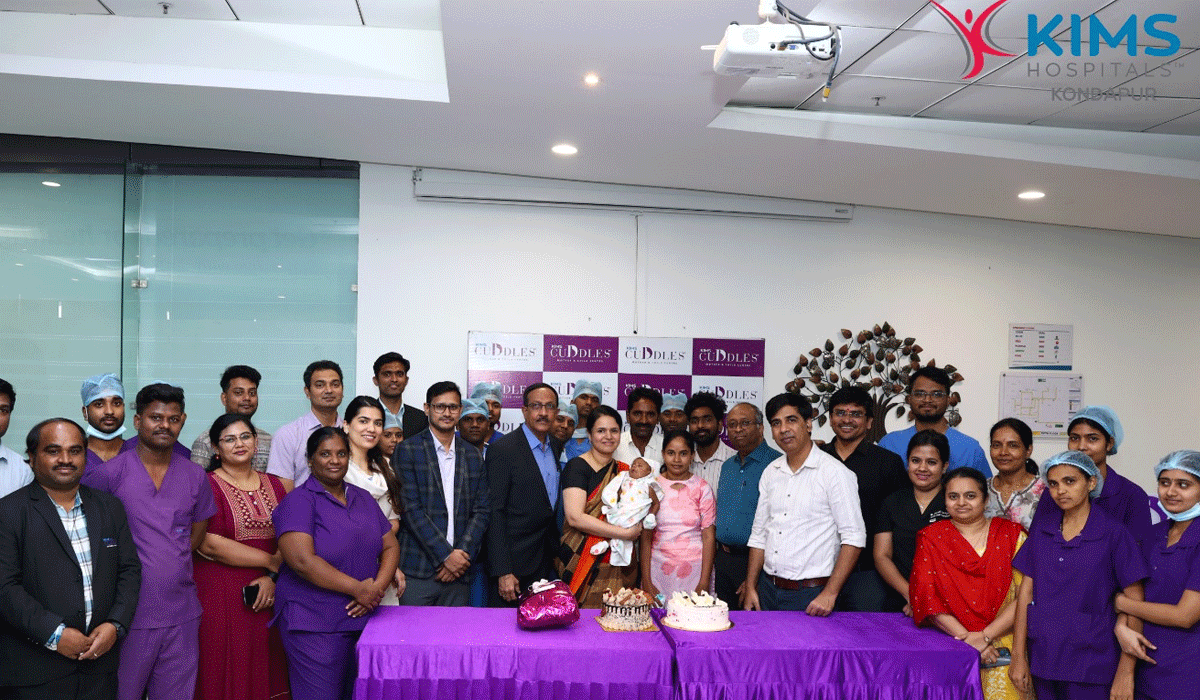 Rare Heart Defect in Two-Month-Old Infant Successfully Treated at KIMS Cuddles, Kondapur