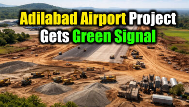 Adilabad Airport Project Gets Green Signal: 1062-Acre Mega Airport to Be Built with IAF Support