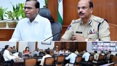 CS Ramakrishna Rao, DGP Shivadhar Reddy Review ‘Arrive Alive’ Programme to Curb Accidents in Telangana
