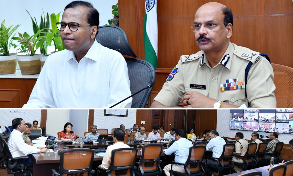 CS Ramakrishna Rao, DGP Shivadhar Reddy Review ‘Arrive Alive’ Programme to Curb Accidents in Telangana