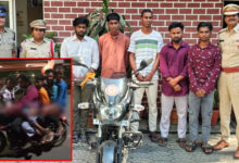Hyderabad Dangerous Bike Stunt Viral Video: 5 Arrested by Saifabad Police for Rash Driving