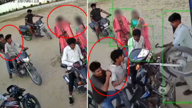 Petrol Pump Stunt Turns Dangerous: Youth Crashes Bike While Trying to Impress Girls, CCTV Video Viral