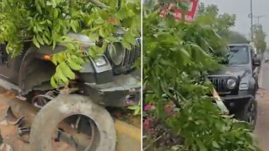 Hyderabad Road Accident: Car Climbs Divider Near Langar House Towards Mehdipatnam