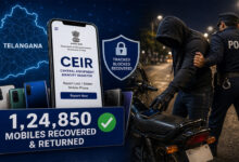 Telangana Leads Mobile Recovery: 1,24,850 Phones Recovered via CEIR Portal
