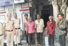 Chaderghat Police Rescue 5 Homeless Men Near Malakpet Gunj Market, Shift to Shelter Home