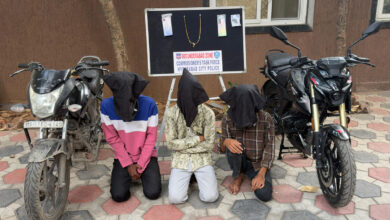 Hyderabad Chain Snatching Case: 3 Arrested by Task Force in OU City PS Case, Gold Chains and Bikes Seized