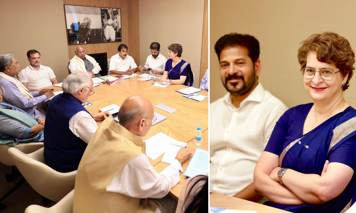 CM Revanth Reddy Attends CWC Meeting in Delhi, Delimitation and Women’s Reservation Discussed