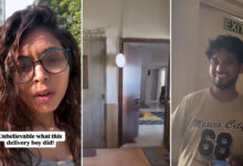 Mumbai Viral Video: Woman Leaves Door Open, Delivery Agent Amjad Protects Home Until She Returns, Wins Praise