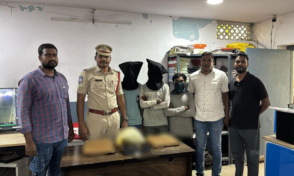 Hyderabad Drug Bust: 4 Kg Ganja Seized in Borabanda, 3 Arrested