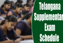 Telangana Supplementary Exam Schedule Announced, Fee Payment Begins April 13