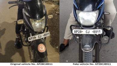 Hyderabad Traffic Police Expose Fake Number Plate Racket, Stolen Bike from 2023 Case Recovered