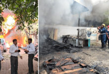 Hyderabad Amberpet Showroom Fire: Blaze at Renault Mahendra Car Showroom Triggers Panic, Fire Engines Rush to Control