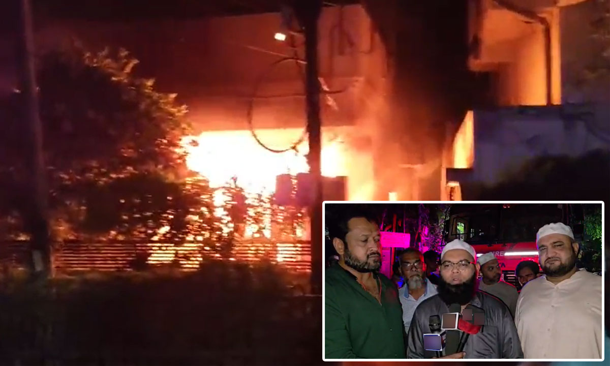 Hyderabad Red Hills Fire Accident: House Gutted Near Mohammadi Bhoura Masjid, No Casualties Reported